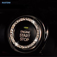 Кристальный автомобильный двигатель старт стоп зажигание брелок для Ford Focus Kuga Fiesta Ecosport Mondeo Escape Explorer Edge Mustang Fusion 2024 - купить недорого