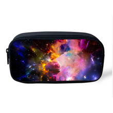 Vintage Make Up Cosmetic Bag Multicolor Galaxy Star Pen Pouch Multifunction School Children Boys Girls Pencil Bag Makeup Holder 2024 - buy cheap