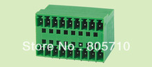 Plug-in Terminal Block ELT2EDGRH-3.5mm Male wafer DOUBLE ROW,Straight 180D Price's for 100pcs single Pin,$7*2*P for other pin 2024 - buy cheap