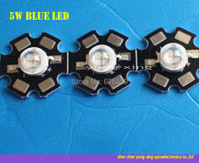 free 5PCS 5W High Power blue plant growth LED Light Emitter 445-450nm with 20mm pcb 2024 - buy cheap