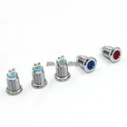 Lâmpada de led indicadora redonda, luz piloto de sinal de metal à prova d'água 12mm, cores vermelho, amarelo, azul, verde e branco, 1 peça - especificações Lâmpada de led indicadora redonda, luz piloto de sinal de metal à prova d'água 12mm, cores vermelho, amarelo, azul, verde e branco, 1 peça - especificações