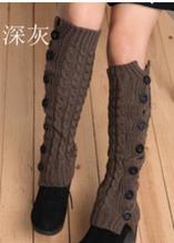Calcetines de estilo coreano para mujer, calentadores de piernas cálidos, clásicos, de punto, color caramelo, 12 par/lote 2024 - compra barato
