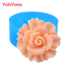 H043YL 15.8mm Peony Flower Silicone Mold - Cupcake Topper, Fondant Scrapbooking, Jewelry Making, Gum Paste, Candy, Resin, Icing 2024 - buy cheap