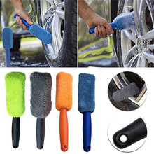New High Quality Microfiber Wheel Tire Rim Brush Wash Durable Convenient Washing Cleaner for Car SUV With Plastic Handle#294008 2024 - buy cheap