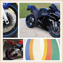 Tiras adhesivas para rueda de motocicleta, pegatinas reflectantes para llanta de bicicleta, estilismo de coche para SUZUKI TL1000S 600 Kawasaki ZX7R ZX7RR ZX9 2024 - compra barato