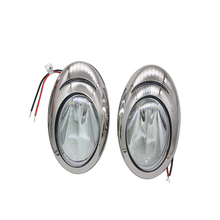 1 Pair LED Marine Boat White Light Stainless Steel Hull Side Surface Mount Docking Back Up Light 12V DC ITC Marine Accessories 2024 - buy cheap