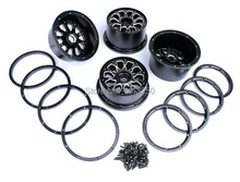CNC 5B metal wheels set  TS-H85234 for baja parts ,sliver available with free shipping. 2024 - buy cheap