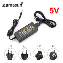 Fuente de alimentación de 5V CC, transformador de iluminación LED, adaptador de corriente para tira EU, US, UK, AU, 1A, 2A, 3A, 5A, 6A, 8A 2024 - compra barato