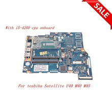 Nokotion-placa mãe k000150700 zrmaa LA-A481P, para laptop toshiba satellite u40 m40 m45 14 polegadas, placa-mãe 2024 - compre barato