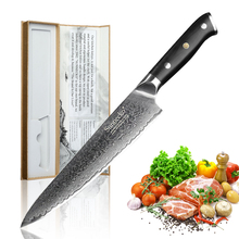 SUNNCEKO 8" inch Chef's Knife Kitchen Knives Japanese 73-Layer Damascus VG10 Steel Sharp Blade 60HRC Cutter Tools G10 Handle 2024 - buy cheap