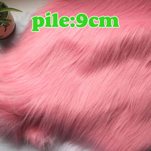 Розовый сплошной лохматый искусственный мех ткань (мех с длинным ворсом) костюмы косплей фоны ткань 36 "x 60" продается по двору Бесплатная доставка 2024 - купить недорого