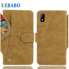 Capa carteira vintage de couro para elephone, a4 pro, capa luxuosa com 3 espaços para cartões dianteiros, suporte magnético, bolsa protetora de telefone, 5.85 polegadas 2024 - compre barato