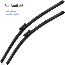 APPDEE Wiper Blades for Audi A6 C5 / C6 / C7 Fit Hook / Slider / Claw / Push Button Arms Model Year from 1997 to 2017 2024 - buy cheap