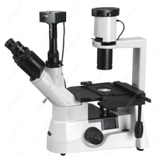 Microscópio invertido de grande alcance planejamento 40x-1000x, amescopo suprimentos, grande alcance, microscópio invertido + câmera 10mp, win & mac 2024 - compre barato