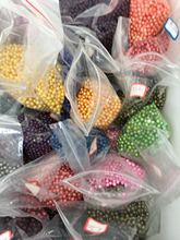 Lote de 30 unidades de perlas de 6-8mm, perlas sueltas teñidas con imperfecciones, 23 colores diferentes, perlas 100% auténticas para Wish Pearl Lucky Beads 2024 - compra barato