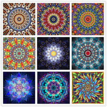 kexinzu Full Square Drill 5D DIY Diamond Painting "Religion Mandala" Handmade 3D Embroidery Cross Stitch Mosaic Decor kit Gift 2024 - buy cheap