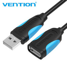 Vention USB 2,0 Мужской и Женский USB удлинитель 3 фута Удлинительный кабель удлинитель шнура для ПК ноутбука USB кабель удлинитель 2024 - купить недорого