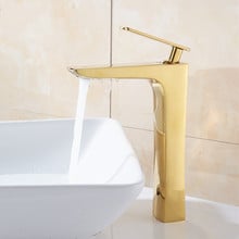 Tuqiu-grifo de lavabo mezclador para lavabo, grifo de baño, latón cromado caliente y frío, agua del fregadero 2024 - compra barato