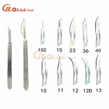 10Pcs/set Surgical Scalpel Phone Repair Multifunction Paper Cutting Knife Spare Blade Hand Tool 2024 - buy cheap