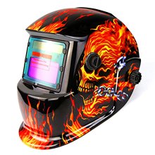 Solar Powered Welding Helmet Auto Darkening Professional Hood with Wide Lens Adjustable Shade Range 2024 - buy cheap