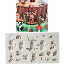 Moldes de silicona para velas, moldes para pastel de Año Nuevo con forma de Animal, fácil, 3D, hecho a mano 2024 - compra barato