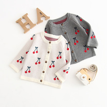 2019 Baby Knit Cardigan Girls Sweaters Knitting Infant Toddler Baby Girl Sweaters Top Children Spring Wear Kid Coat LZ118 2024 - buy cheap