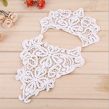 Ivory Cotton Cord Lace Collar Neckline for Kids Clothes Lace Applique Sewing Crafts Lace Trims Cusack 2024 - buy cheap