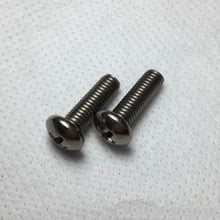 4pcs M1.4 A2 titanium screw Pan head cross GB818 machine pure titaniums GR2 Round heads Phillips 2mm-12mm Length 2024 - buy cheap