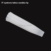 CHUSE 100pcs 7F Pre-sterilized Disposable Tattoo Tip Plastic Makeup Tips Tattoo needle Tips Tattooing TATTOO INK INK 2024 - buy cheap