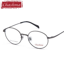 10 g Chashma Titanium Round Eyeglasses Optical Vintage Spectacle Frames Retro Prescription Eyewear Light Fashion Student Glasses 2024 - buy cheap