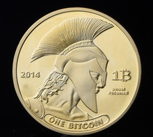 Gold Plated Titan Commemorative Coin BTC Bitcoin Collectible Collection Physical antique imitation home party decoration 2024 - buy cheap