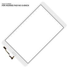 Huawei-tablet mediapad m3 com tela de toque, 8.4 polegadas, vidro digitalizador, painel de vidro frontal + botão home 2024 - compre barato