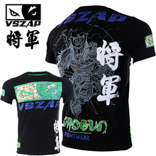 Camiseta de manga curta vszap thai, camiseta de boxe para homens, preparação física 2024 - compre barato