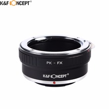 K & F CONCEPT-anillo adaptador de lente de cámara de PK-FX para Pentax PK K, lente de montaje para Fujifilm X, cámara Fuji FX X-Pro1 X-E1 2024 - compra barato