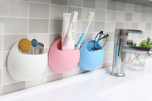 Suporte de pasta de dentes ventosa de parede organizador cozinha banheiro suporte de armazenamento 2024 - compre barato