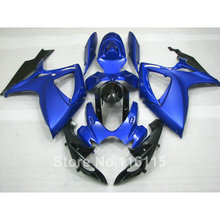 Injection mold  fairing kit fit for SUZUKI GSXR 600 750 K6 K7 2006 2007 blue black GSX-R600 GSX-R750 06 07 fairings set S4-27 2024 - buy cheap