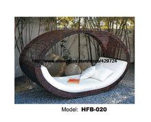 Птичье гнездо дизайн креативный диван-кровать из ротанга досуг лежащий шезлонг сад пляж плавание кресло для бассейна кровать диван мебель 2024 - купить недорого