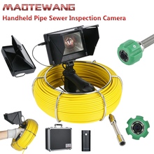 MOUNTAINONE 4.3 inch 22mm Handheld Industrial Pipe Sewer Inspection Video Camera IP68 Waterproof 1000 TVL Camera with 6W LED 2024 - buy cheap