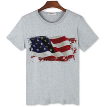 2021 3d bandeira americana t-shirts para homens verão legal tops manga curta camisas casuais marca boa qualidade confortável camisetas 2024 - compre barato