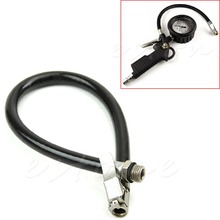 1 PC Motorcycle Bicycle Car Flexible Clip On Air Tyre Tire Chuck Inflator Hose 2024 - buy cheap