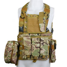 CQC RRV Airsoft Tactical Molle Vest Military Combat Assault Chest Rig Police Paintball Hunting Vest Multicam 2024 - buy cheap