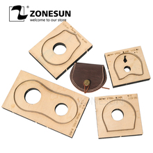 ZONESUN T033 Customized leather cutting die handicraft tool coin purse punch coin pouch cutter mold DIY paper laser knife die 2024 - buy cheap