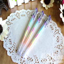 5pcs/lots  Korea Creative Water-Based Gel Pen Color Ink Pen Student Art Pen Student Supplies For kid 0.8mm 2024 - buy cheap