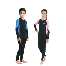 Неопреновые гидрокостюмы, детские купальники, костюмы для дайвинга с длинными рукавами, для мальчиков и девочек, детская одежда для серфинга, Слитная защита для подводного плавания 2024 - купить недорого