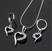 Lead & Nickel Free Heart Jewelry Set 2016 For Gift MxGxFam 2024 - buy cheap