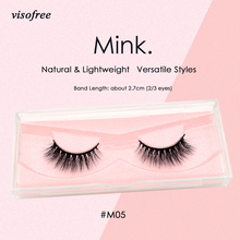 Visofree Lashes 3D Mink Lashes Cruelty free Mink False Eyelashes Crisscross Handmade Mink Eyelashes For Makeup faux cils M05 2024 - buy cheap