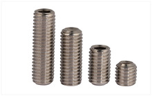 DIN916 316 stainless steel concave set screws hex socket Chimi screws M3 M4 M5 M6 M8 M10 screw headless Top wire machine screw 2024 - buy cheap