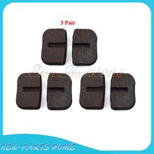 Pastillas de pinza de disco de freno para niños, zapatos para 47cc, 49cc, Gas, Mini Moto, ATV, Quad, Go Kart, Scooter Dirt, Pocket Bike, 3 pares 2024 - compra barato