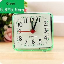 Square table clock Small Bed Compact Travel Quartz Beep desk Clock Cute Portable electronic desk clock masa saati Desk Table#3$ 2024 - buy cheap