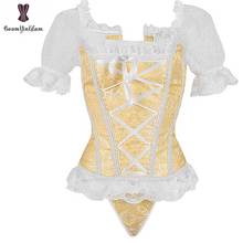 Women Bustier Clothing Corset Victoriano Gothic Laciness Corsets Overbust Korset Elastic Boned Corselet Summer Waist Cincher Hot 2024 - buy cheap